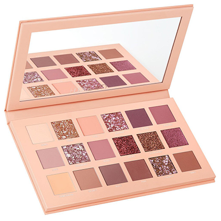 Huda Beauty Nude Eyeshadow Palette, 18 Pieces
