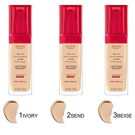 Muicin Velvet Anti-Fatigue Oil Control Foundation 03