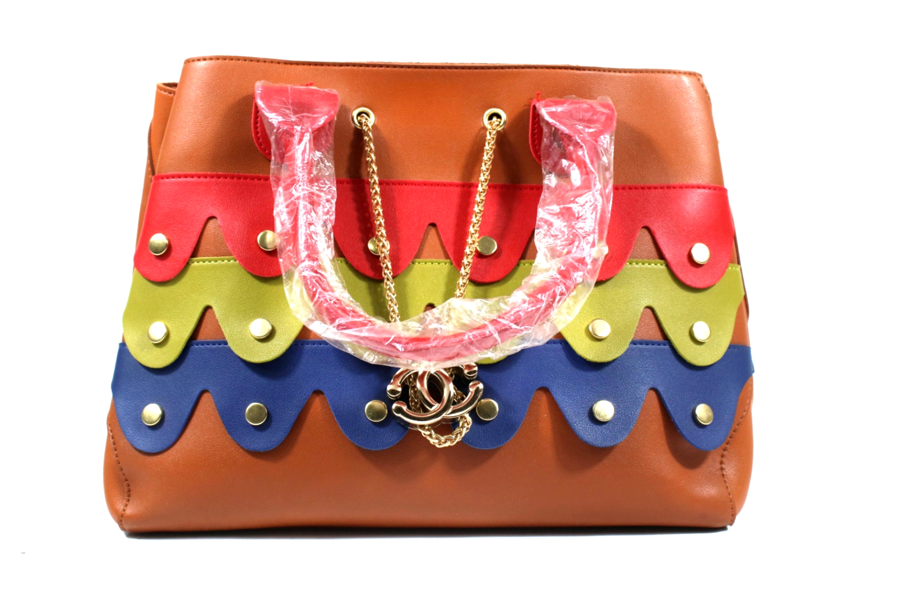 Chanel Brown Ladies Hand Bag ( 3 Pcs )