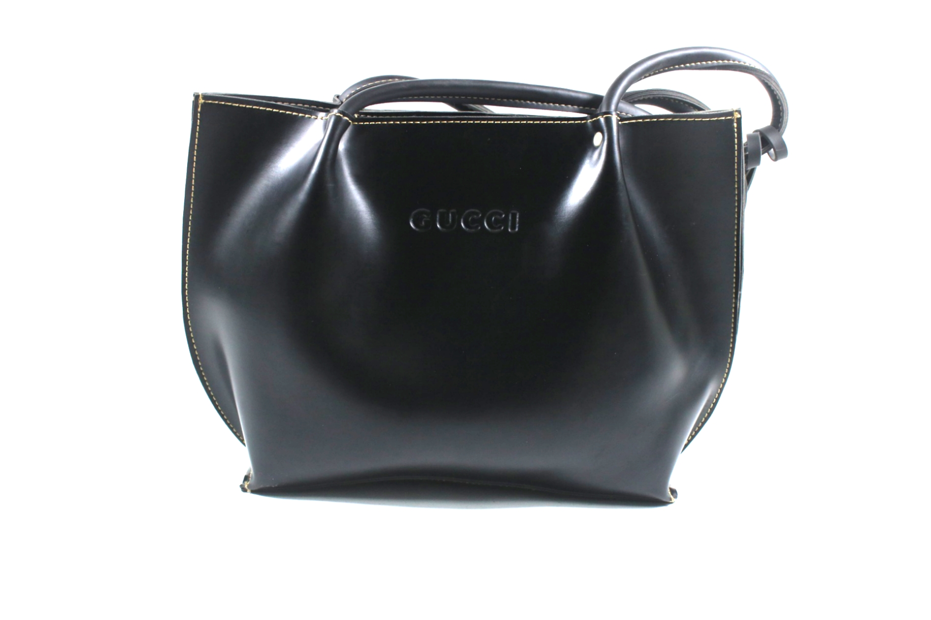 Gucci Black Ladies Hand Bag ( 2 Pcs )