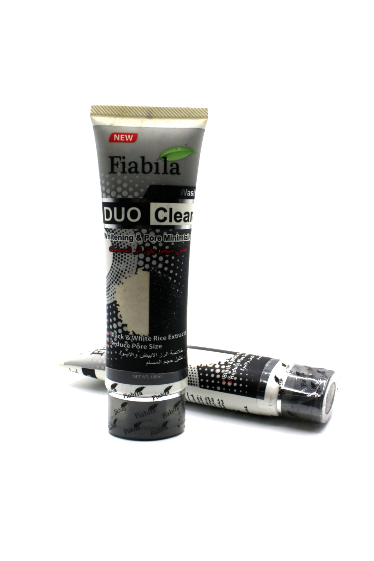 Fiabila Face Wash Duo Clean Black & White Rice 100ml
