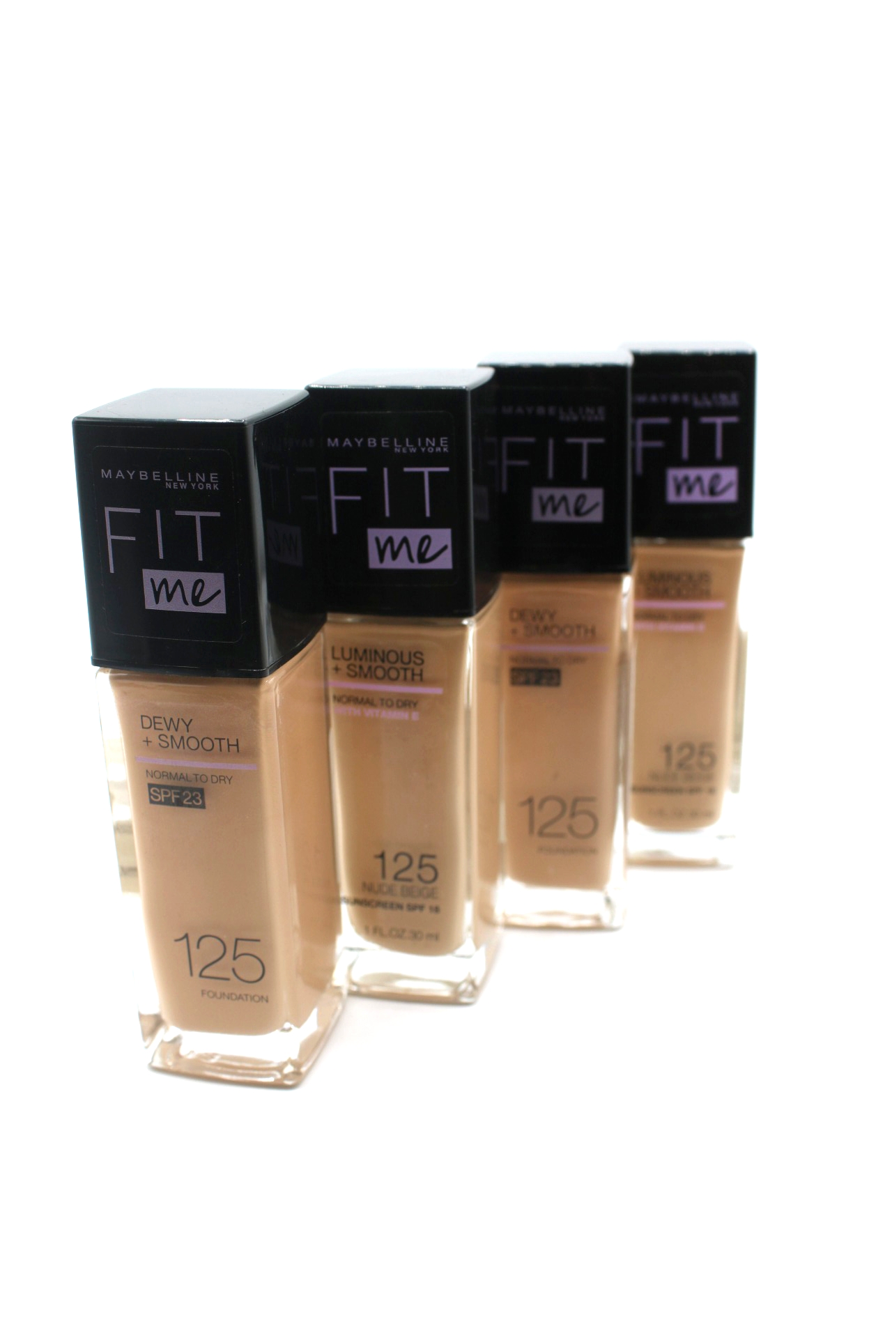 Maybelline Fit Me  Foundation  Dewy +Smooth  SPF 23  #125