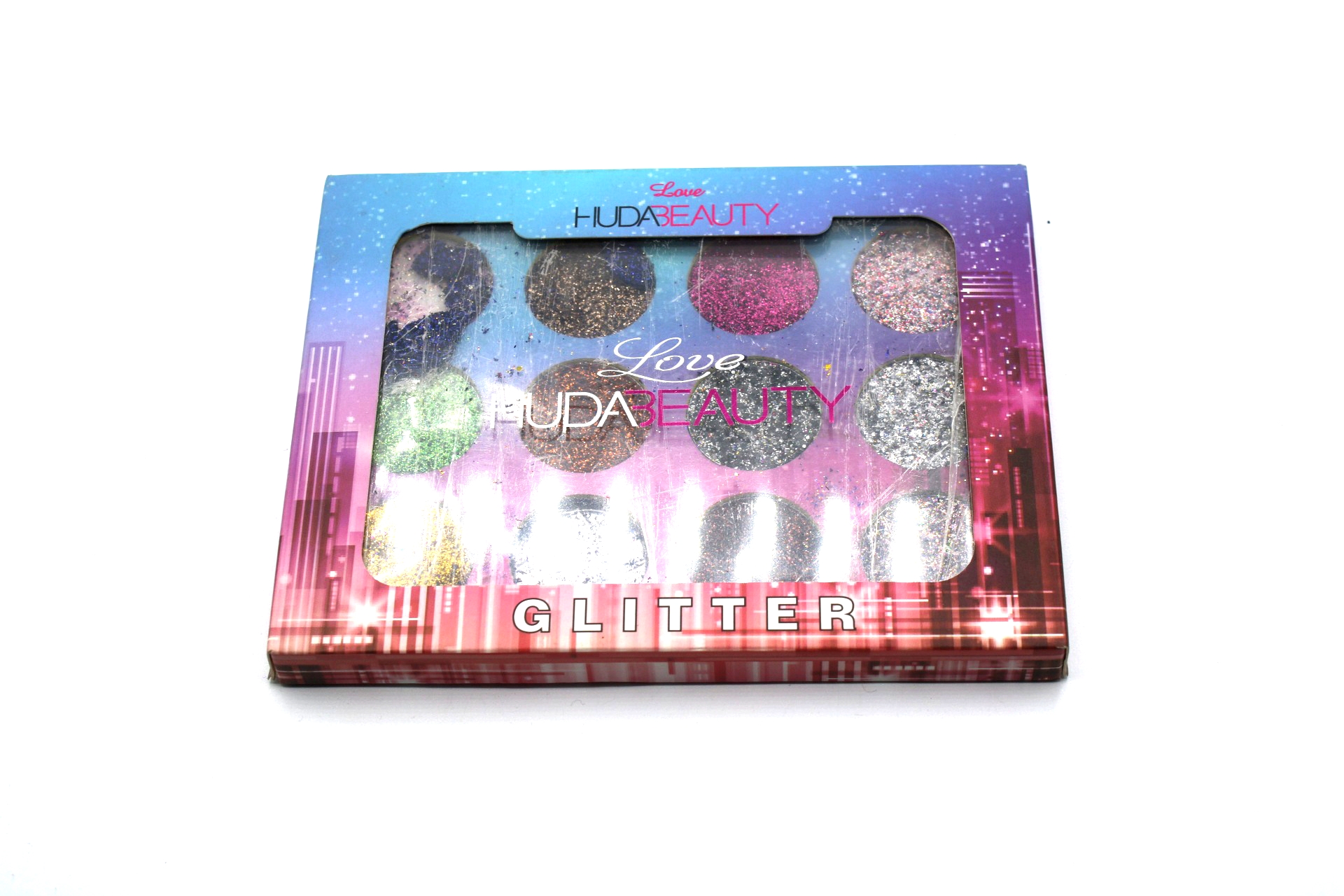 Huda beauty love 12 color glitter