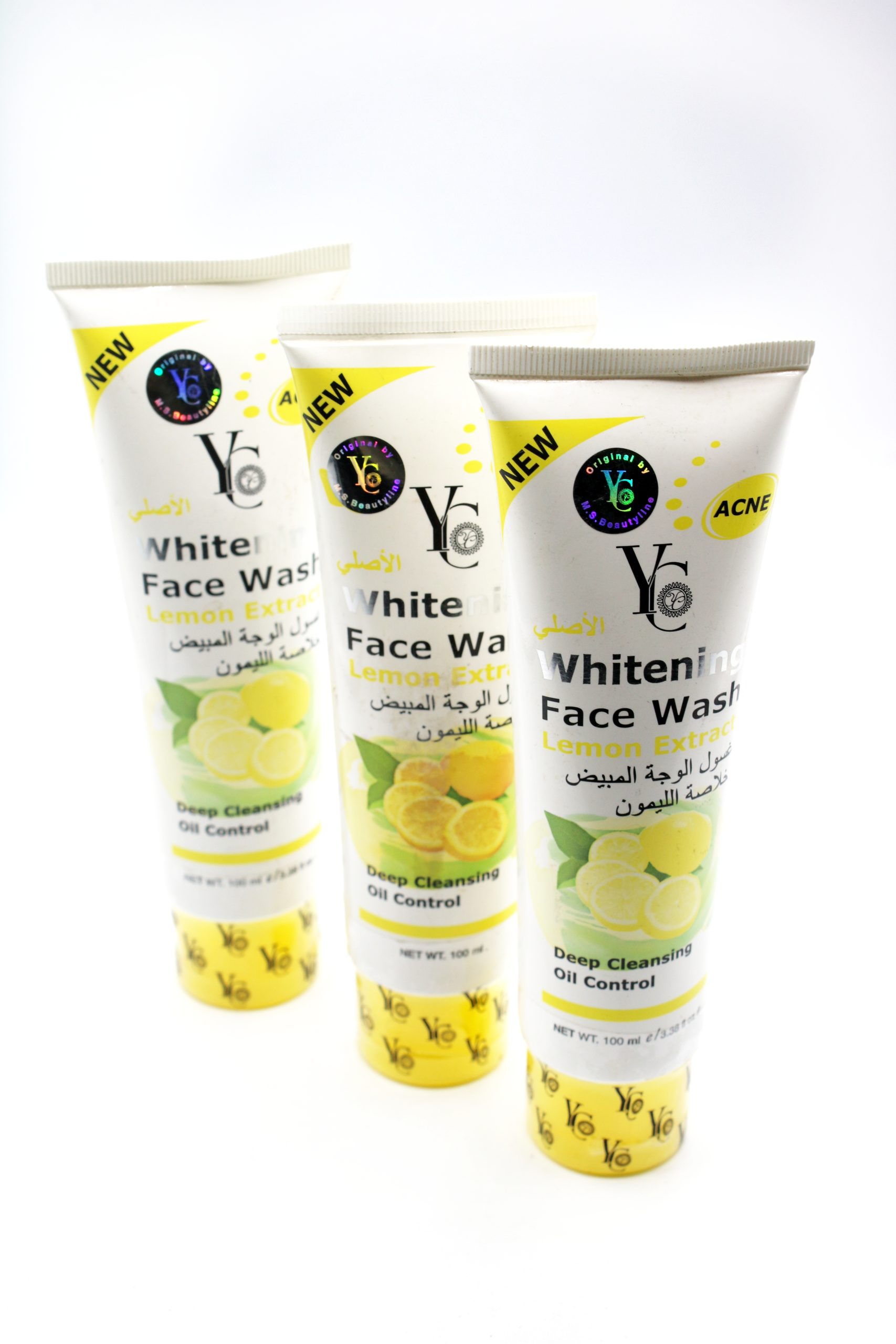 yc whitening face wash lemon extract