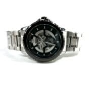 Tublar SilverBlack Gents Wrist Watch