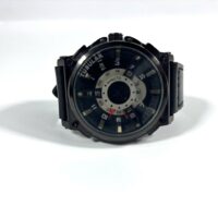 Tublar Black Gents Wrist Watch.