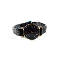 De Lawrence Copper Black Ladies Wrist Watch.