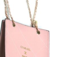 Chanel And Paris Pink Ladies Hand Bag