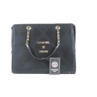 Chanel & Paris Black Ladies Hand Bag